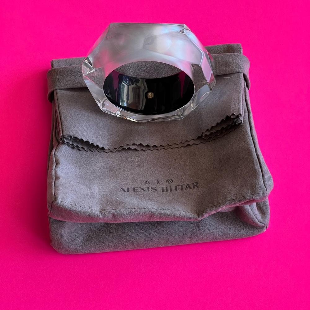 Alexis Bittar Clear Lucite Bracelet